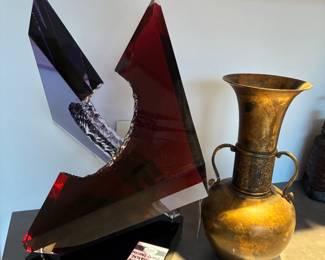 Michael George "Intersection" Acrylic Sculpture