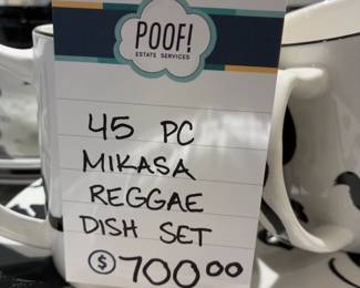 45 Pc Mikasa Reggae Dish Set
