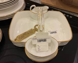 Hammersley Strawberry Basket, Gold Captain Bottle Opener