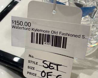 Waterford Kylemore Old Fashioned Set