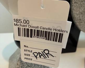 Michael Duvall Candle Holders