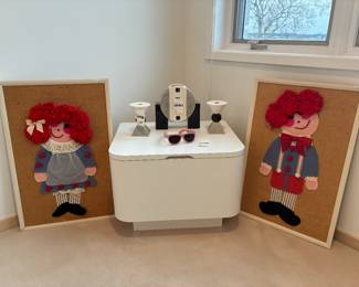 Michael Duvall Candle Holders, Michael Duvall Vase, Signed Ceramic Sunglasses