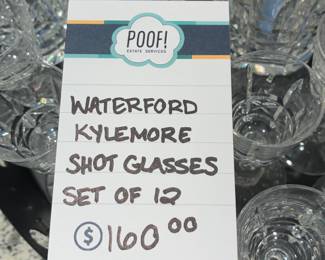 Waterford Kylemore Shot Glasses Set of 12