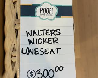 Walters Wicker Loveseat