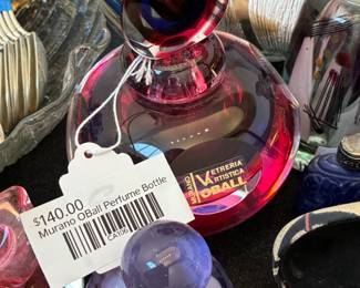 Murano OBall Perfume Bottle