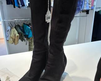 Prada Stretch Heeled Boots