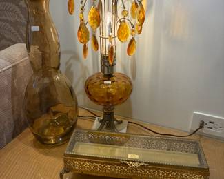 Gold Filigree Jewelry Box