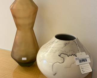 Michael Morier Signed Horsehair Vase