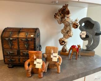 Pre-Columbian Quimbaya Pottery Figure (A), Pre-Columbian Quimbaya Pottery Figure (B)