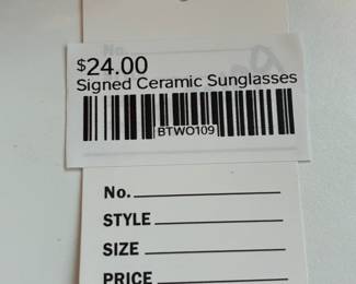 Signed Ceramic Sunglasses