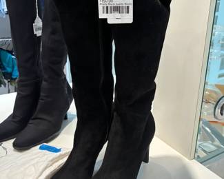 Prada Black Suede Boots