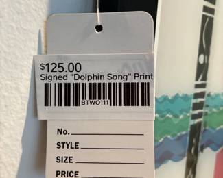 Signed "Dolphin Song" Print