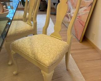 Lacquered Dining Chair Set