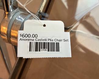 Anonima Castelli Plia Chair Set