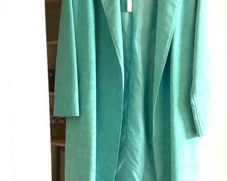 Suede Jerry Silverman swing coat