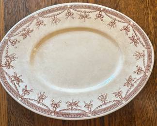 One in a collection of 19th C.  brown English transferware