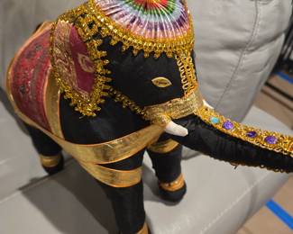 Another beautiful stuffed elephant from India