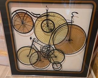 Cool bicycle glass art MCM