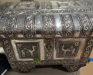 An Indian jewelry box with a mirror inside!