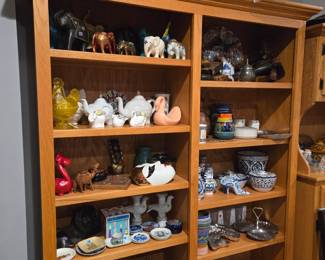Lots of ceramics and housewares - photo is only a small portion of what's for sale.