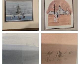 P. Buckley Moss Limited Edition signed prints