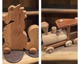 Wooden toys - Excellent condition, like new.
