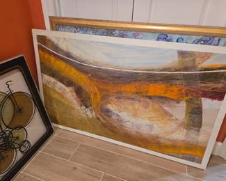 Chris Ranes (1977), California artist - MCM large canvas