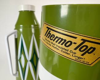 Green MCM Diamond Thermo-Top Thermos