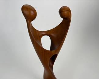 1960 Randers Lovers Teak Sculpture