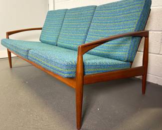 Kai Kristiansen Paperknife Couch for Magnus Olesen, with original cushions