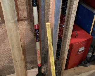 Sledge Hamer and Shovel