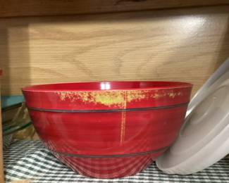 Red Mixing Bowl