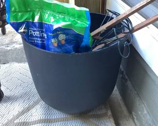 Potting Soil and Bucket