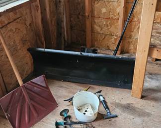 Craftsman lawnmower snowplow