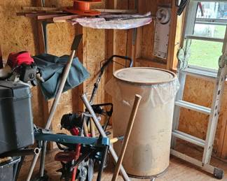 Variety of yard tools