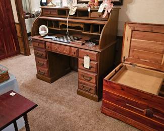 Roll top desk $60.00