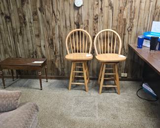 Two bar stools $40.00