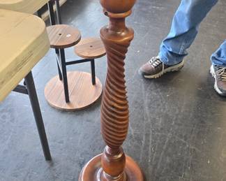 awesome solid wood plant stand 