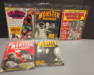 vintage monster Madness magazines 