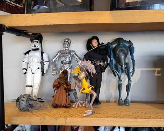 Large collection of vitage toys and Action figures