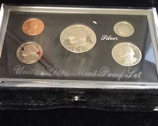 mint proof set silver coins 