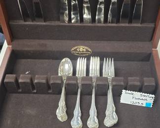 sterling silver flat ware set 