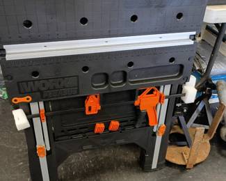 Worx collapsible worktable with clamps and more 