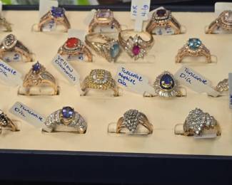 Le Vian diamond ring Collection 14k-18k with various stones and diamonds with paperwork !!!! pictures do not do the Jewelry justice. 