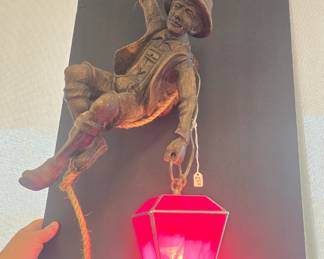 hanging black forest lamp 