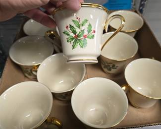 Lenox tea cups 