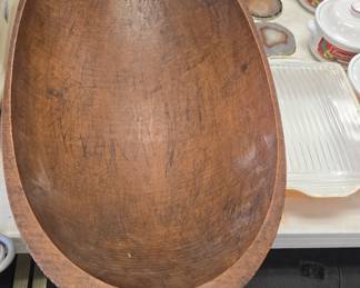 Vintage dough bowl not a repro 
