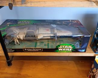 Large collection of vintage starwars still in original box 