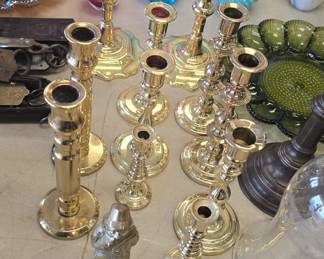 Baldwin Brass candlesticks 