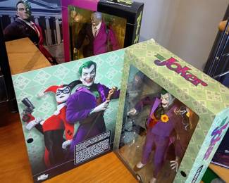 Large collection of vitage toys and Action figures the Joker 